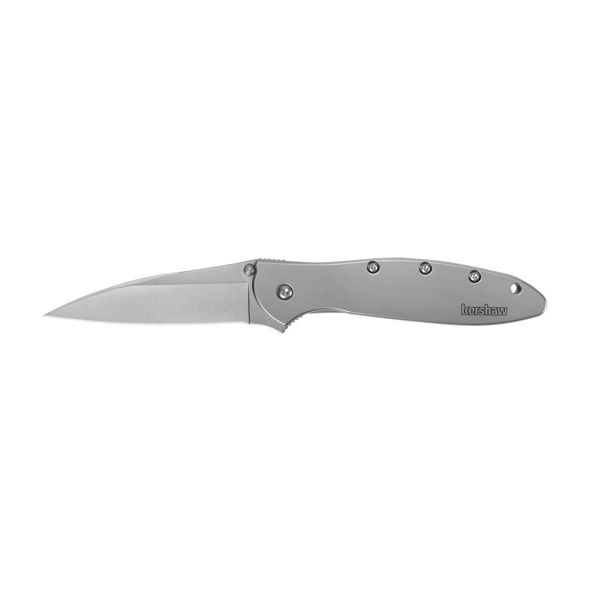 Kershaw Leek 3-inch matte-gray blade for everyday tasks.