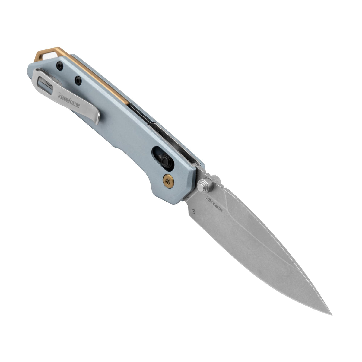 Kershaw Mini Iridium deep-carry pocketclip for ambidextrous left or right-handed carry