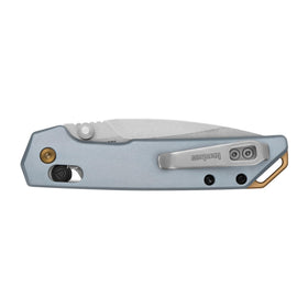 Kershaw Mini Iridium ice blue aluminum handle, light and durable for daily carry