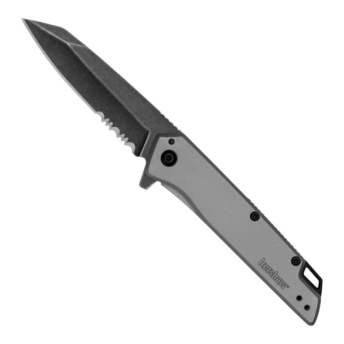 Kershaw Misdirect stainless steel handle for a durable, steady grip