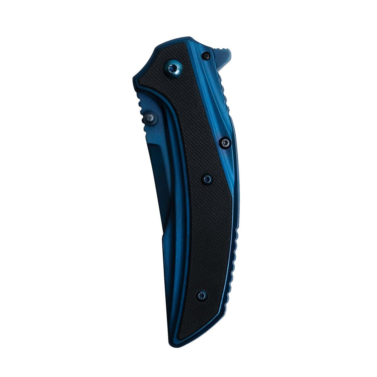Kershaw Outright blue blade with blue PVD finish for durability