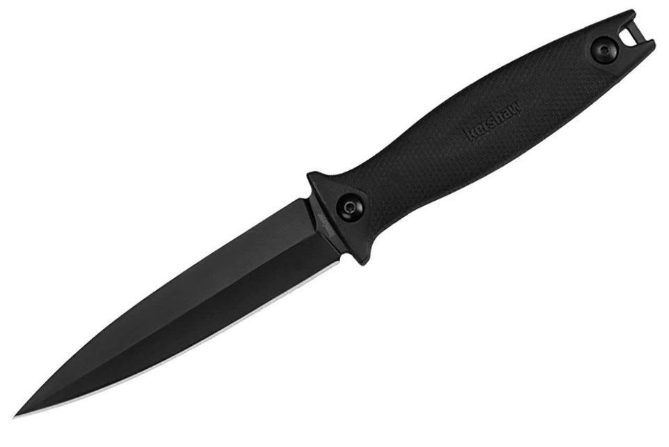 Kershaw Secret Agent knife with secure sheath for fast deployment.