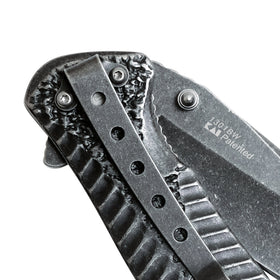 Kershaw Starter flipper and thumbstud ready for one-handed access