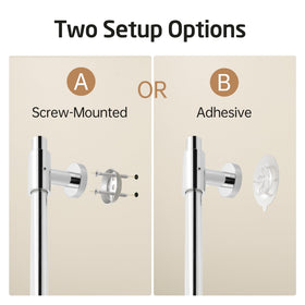KES adjustable handheld holder height enables family friendly shower adjustments