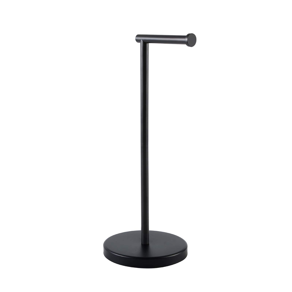 KES BPH283S1-BK base top view shows stable freestanding design for bathrooms
