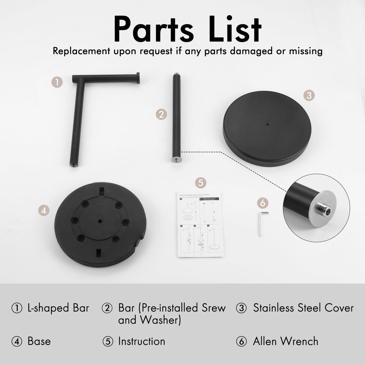 KES BPH283S1-BK matte black finish enhances bathroom decor