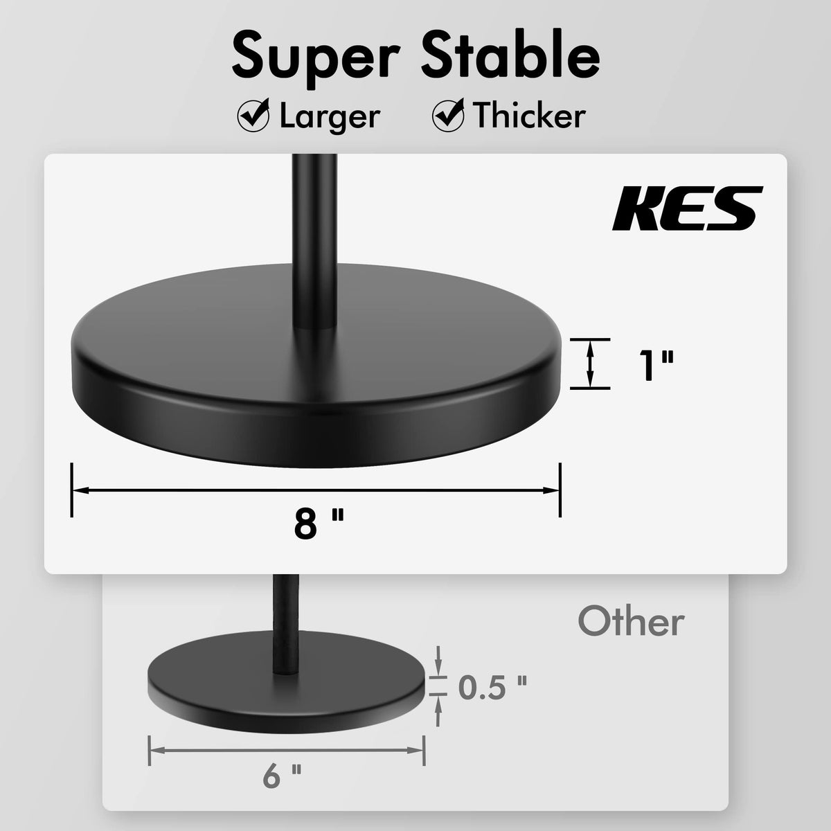 KES BPH283S1-BK stainless steel finish resists rust in humid spaces