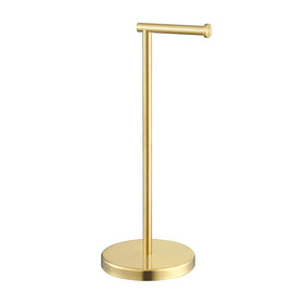 KES Gold toilet paper holder base front demonstrates stable design for busy bathrooms