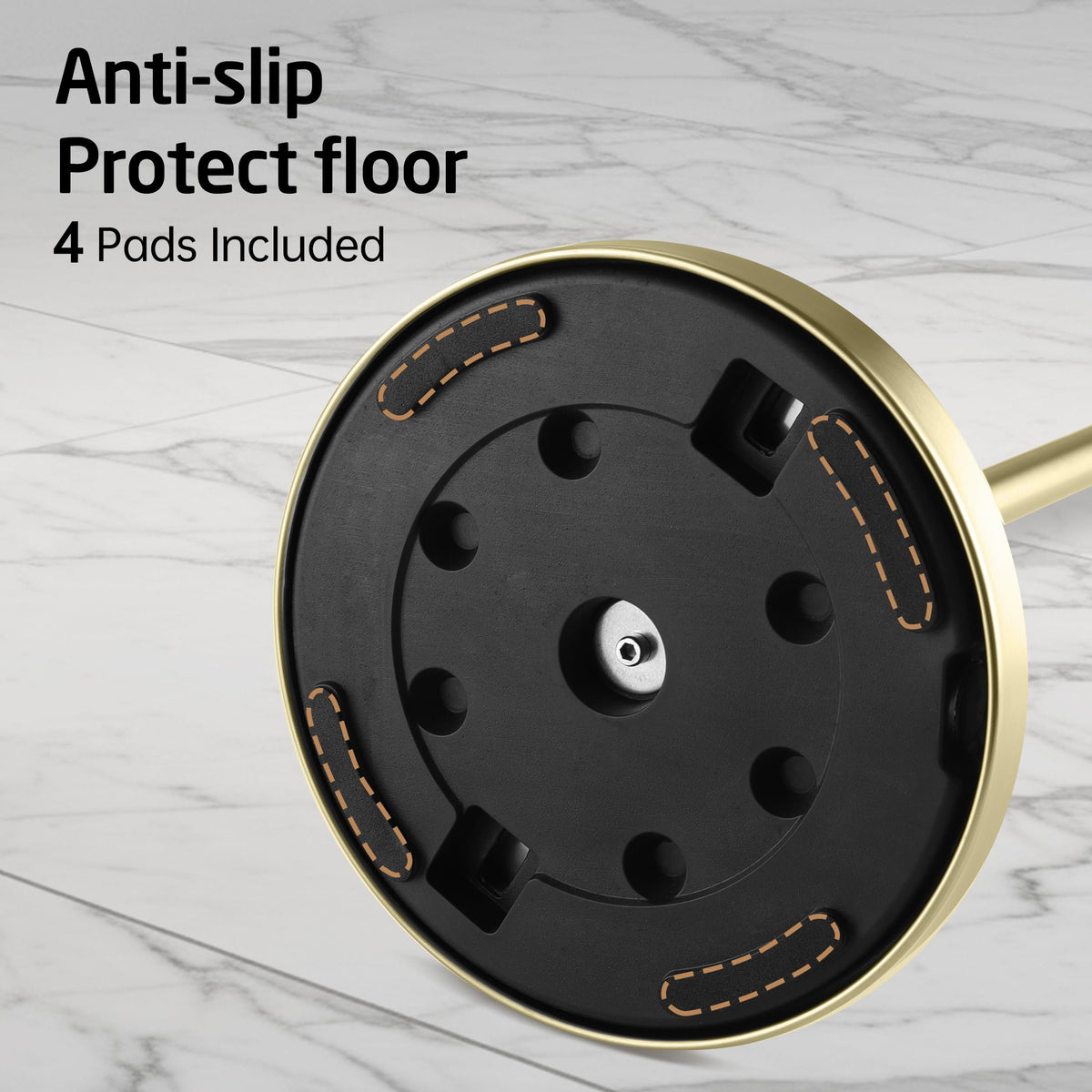 KES Gold toilet paper holder packaging shows easy 1-minute assembly