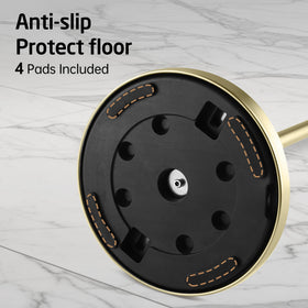 KES Gold toilet paper holder packaging shows easy 1-minute assembly
