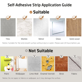Shower bar supports a handheld head up to 4.4 lbs for light-to-medium use