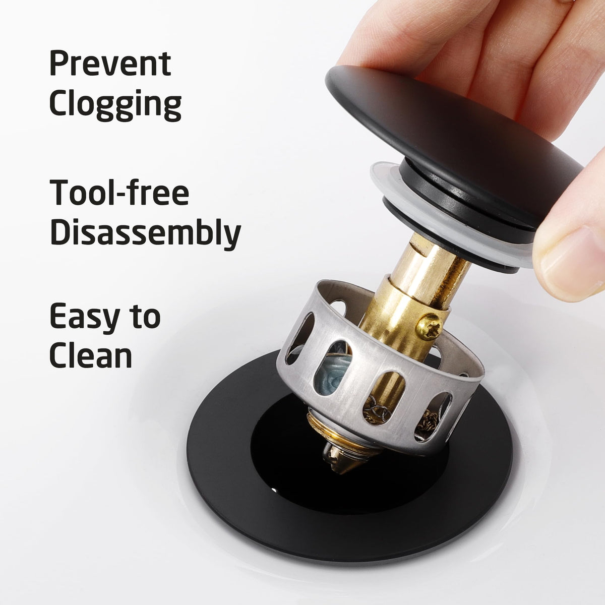 KES overflow-compatible drain fits sinks with overflow holes 1-7/16 to 1-15/16 inches.