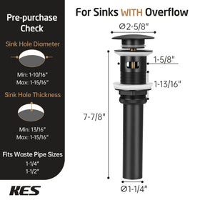 KES S2008A-BK measures 8.5 inches overall length