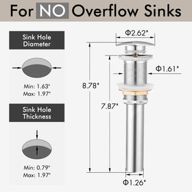 KES tailpiece gasket included for simple direct connection.