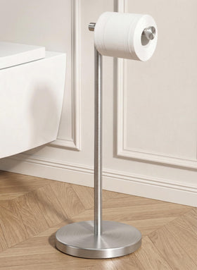 KES toilet paper holder stand base shows a heavy foundation for stable use
