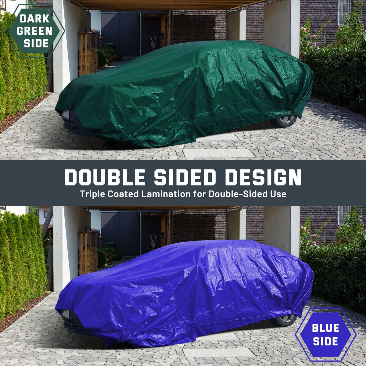 Kesfitt UV-resistant tarp suitable for seasonal outdoor protection against sun exposure.