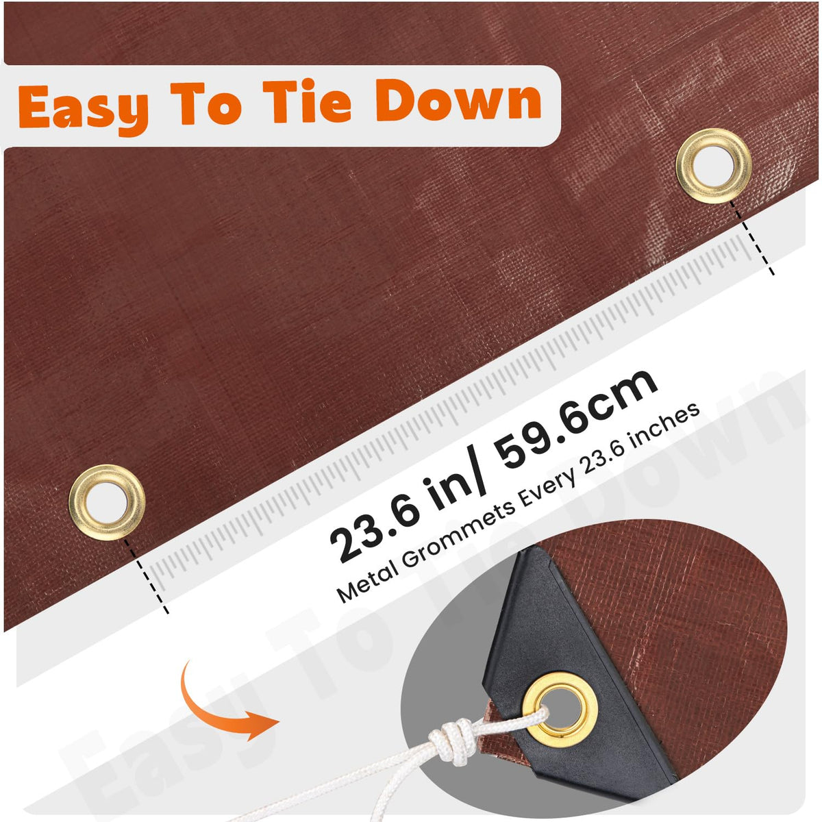 Keten Tarps UV-blocking fabric provides sun protection for outdoor setups.