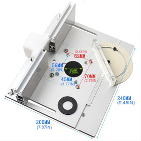 KETIPED router fence with 180-degree pusher for precise material positioning.