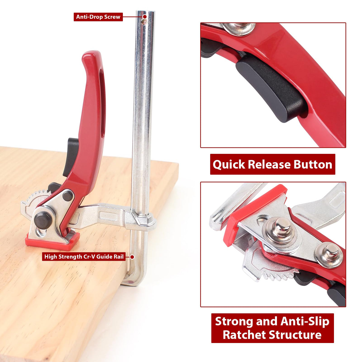 KETIPED T-slot guide rail insert enables versatile positioning.