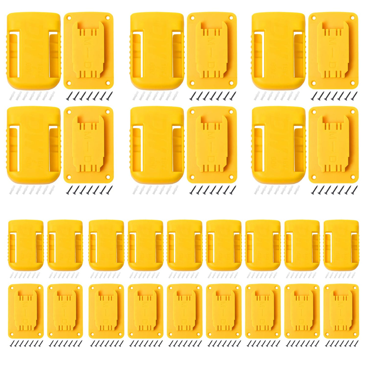kettkel 30pas tool holders wall-mount rack for dewalt 20v keeping tools within reach