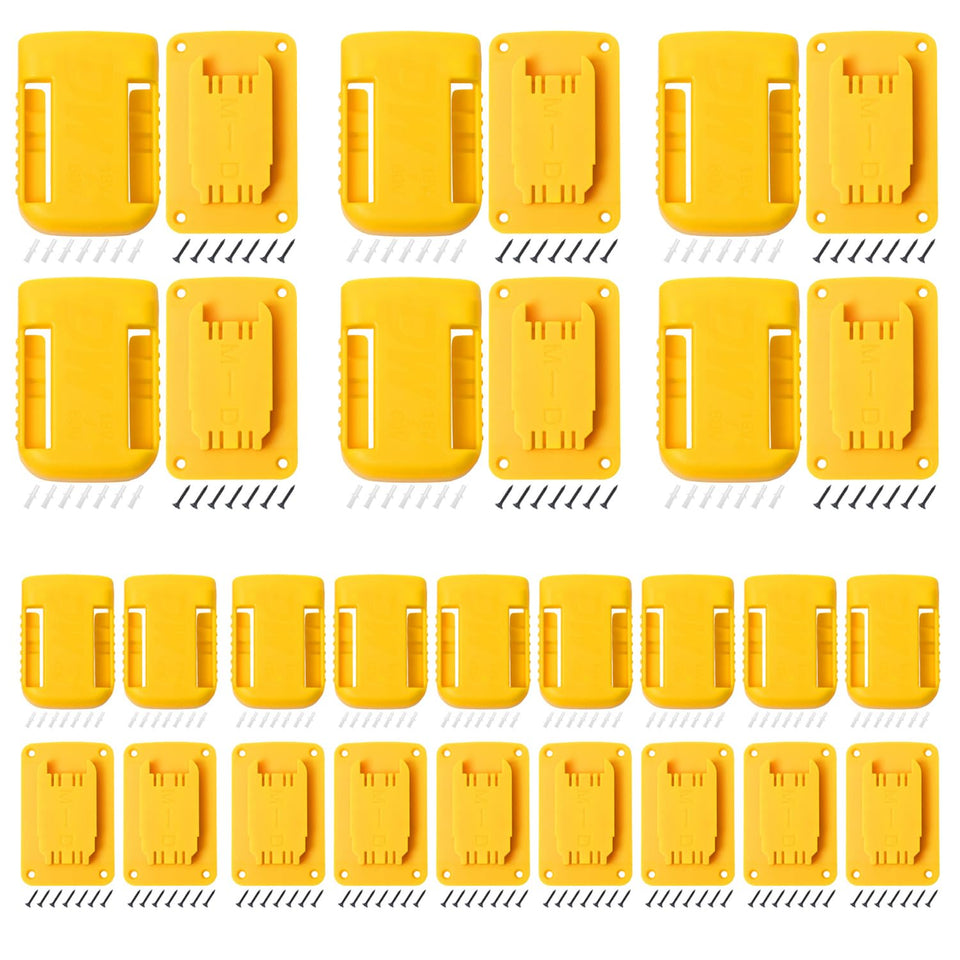 kettkel 30pas tool holders wall-mount rack for dewalt 20v keeping tools within reach