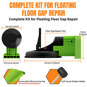 Kewery rubber mallet provides controlled tapping without dents or scuffs