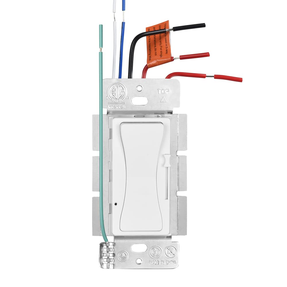 KEYGMA 0-10V dimmer rocker paddle enables easy on off and presets.