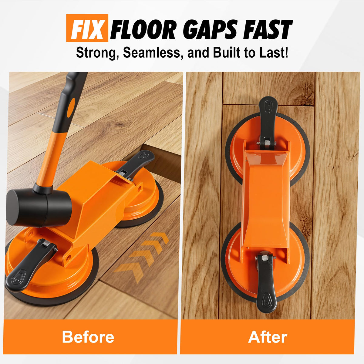 Keymarx rubber hammer enables controlled taps without floor damage