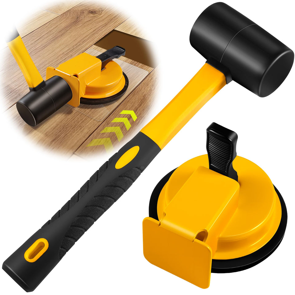 Keymarx Floor Gap Fixer Tool with iron body ready for precise gap closing on laminate