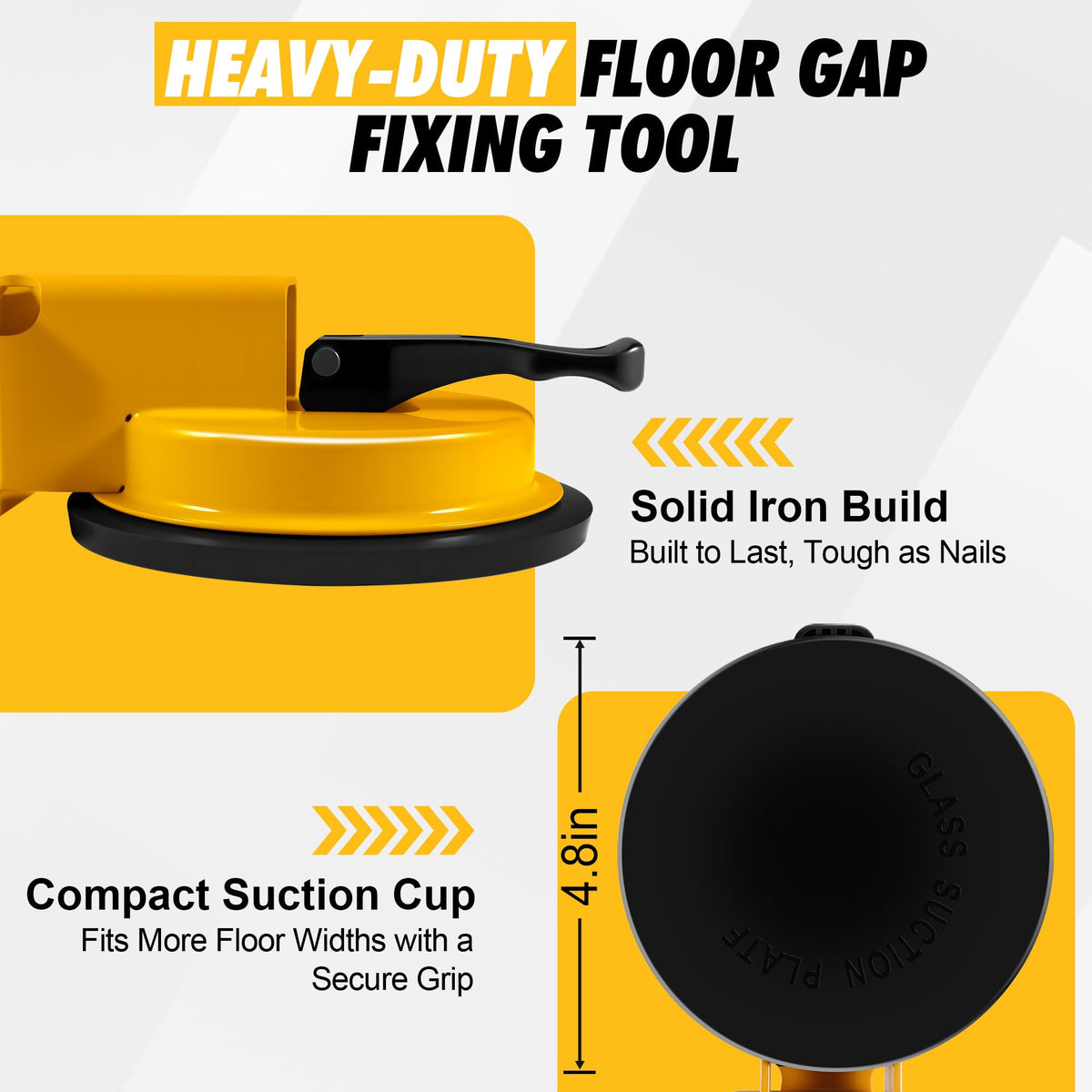 Keymarx Heavy-duty rubber mallet offers balanced hits with comfortable non-slip handle