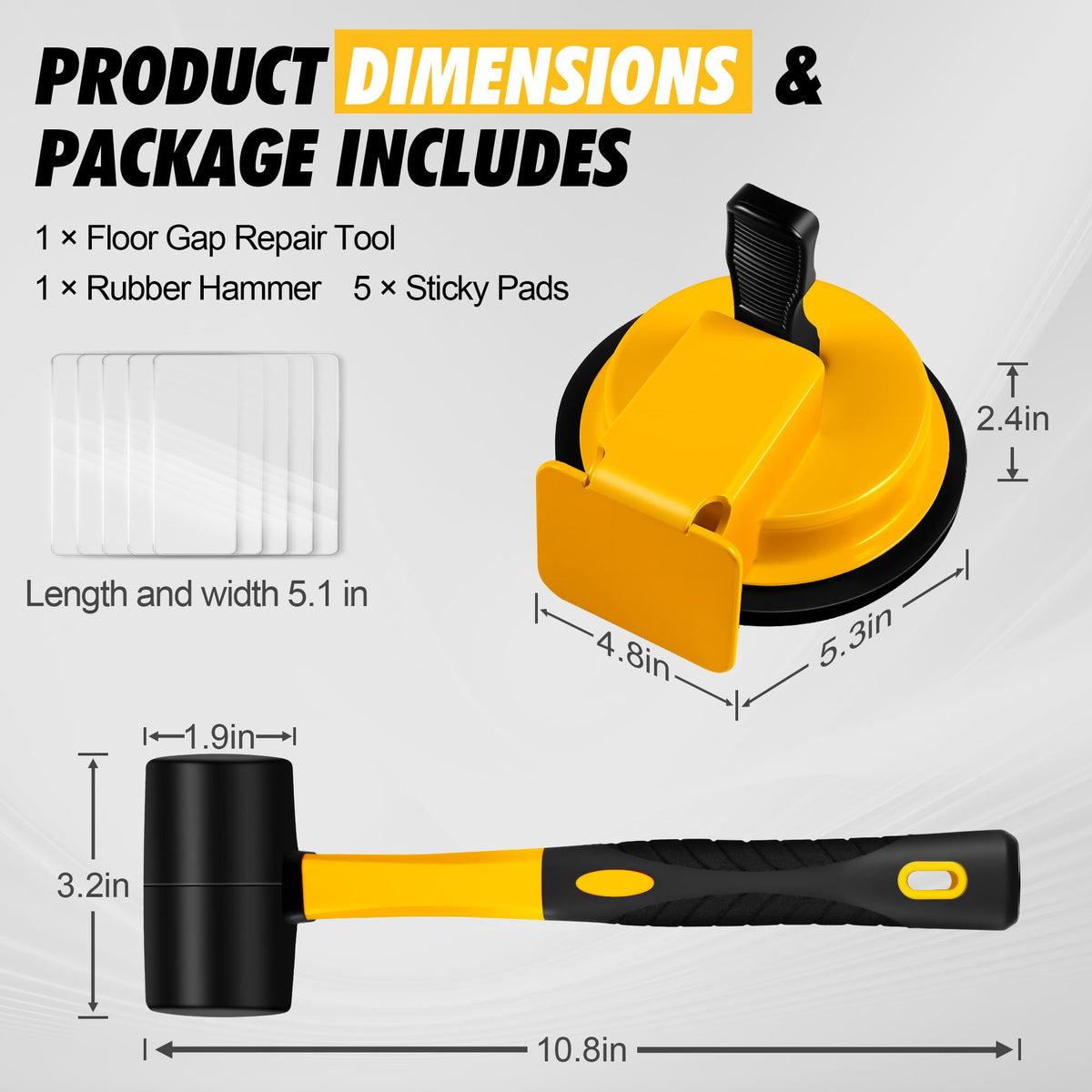 Keymarx One-button vacuum lock ensures fast attachment without slipping on different flooring