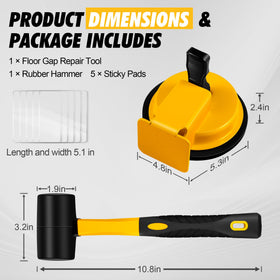 Keymarx One-button vacuum lock ensures fast attachment without slipping on different flooring
