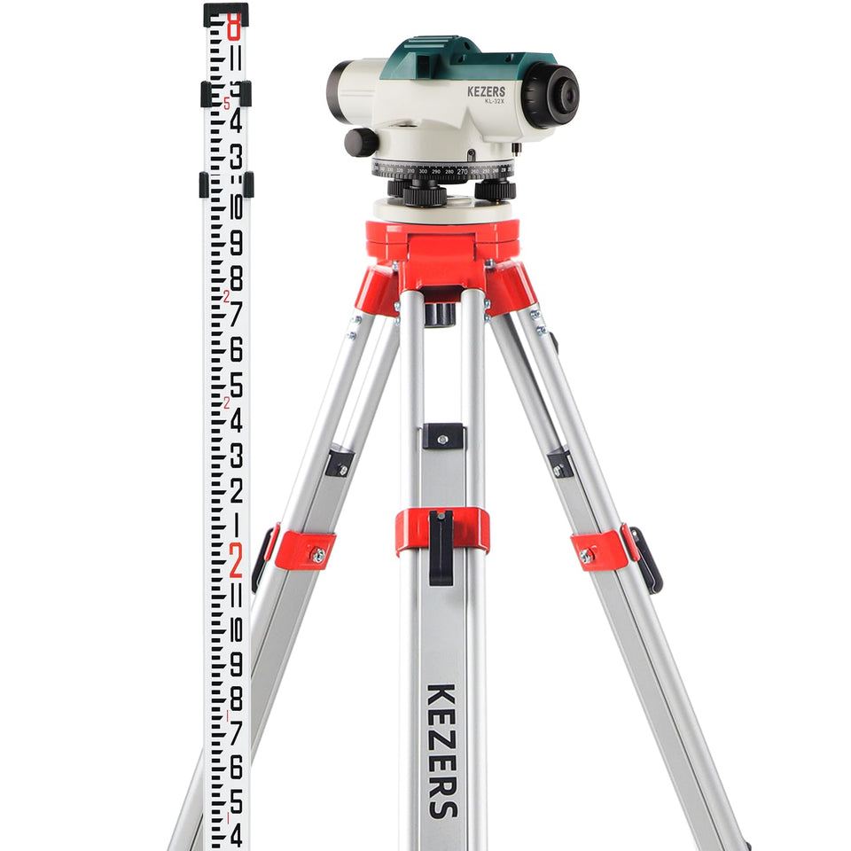 KEZERS 32X automatic optical level for precise site leveling