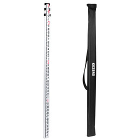 KEZERS 9ft dual-sided aluminum rod extendable for precise measurements on site