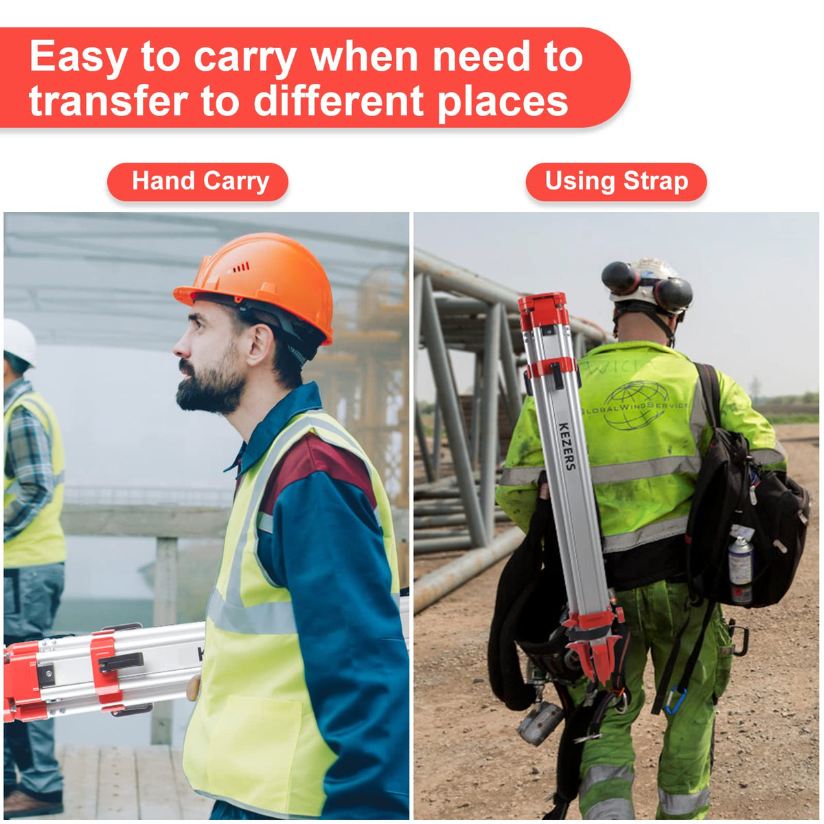 KEZERS carrying case keeps kit organized during transport