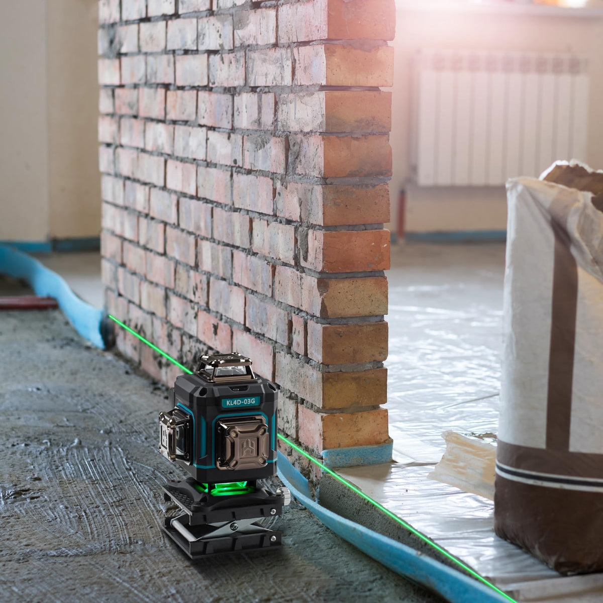KEZERS 9ft grade rod enables accurate vertical measurements
