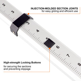 KEZERS KGR9 three-section telescopic rod with secure locking for stability