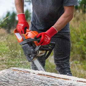 KEZERS safety gloves touchscreen-compatible fingertips for device use