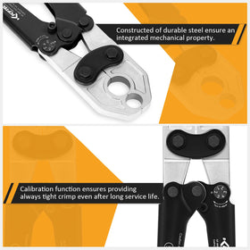 KF CPTEC PEX crimp tool ergonomic handles reduce fatigue
