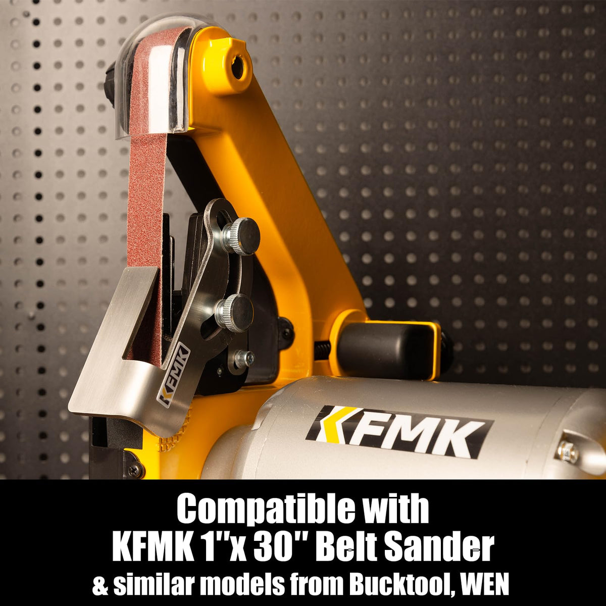 Two installation methods suit various 1-inch belt sanders.