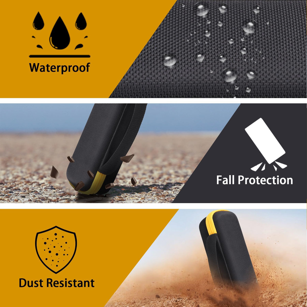 Khanka ergonomic handle simplifies carrying between sites.