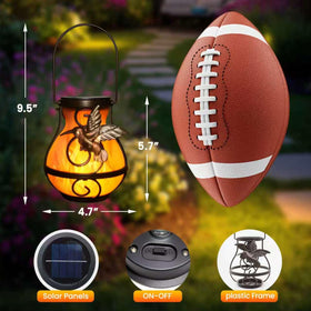 Khaornix outdoor lanterns are waterproof with IP65 protection for year-round use.