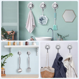 Khdrvok wreath cup hook securely holds lightweight items without wall damage.