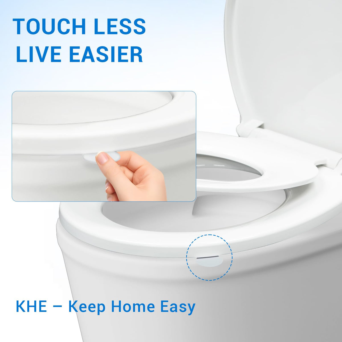 KHE durable PP construction with non-slip bumpers ensures steady seating.