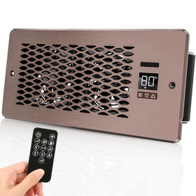 KHEOED built-in booster fan cover for 4x10 vents enhances air transfer and comfort.