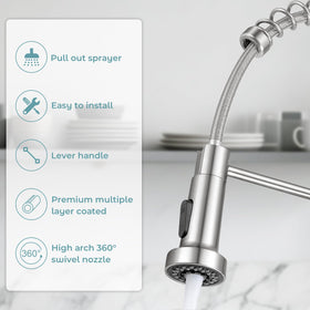 KHQF ceramic valve delivers drip-free operation for lasting use.