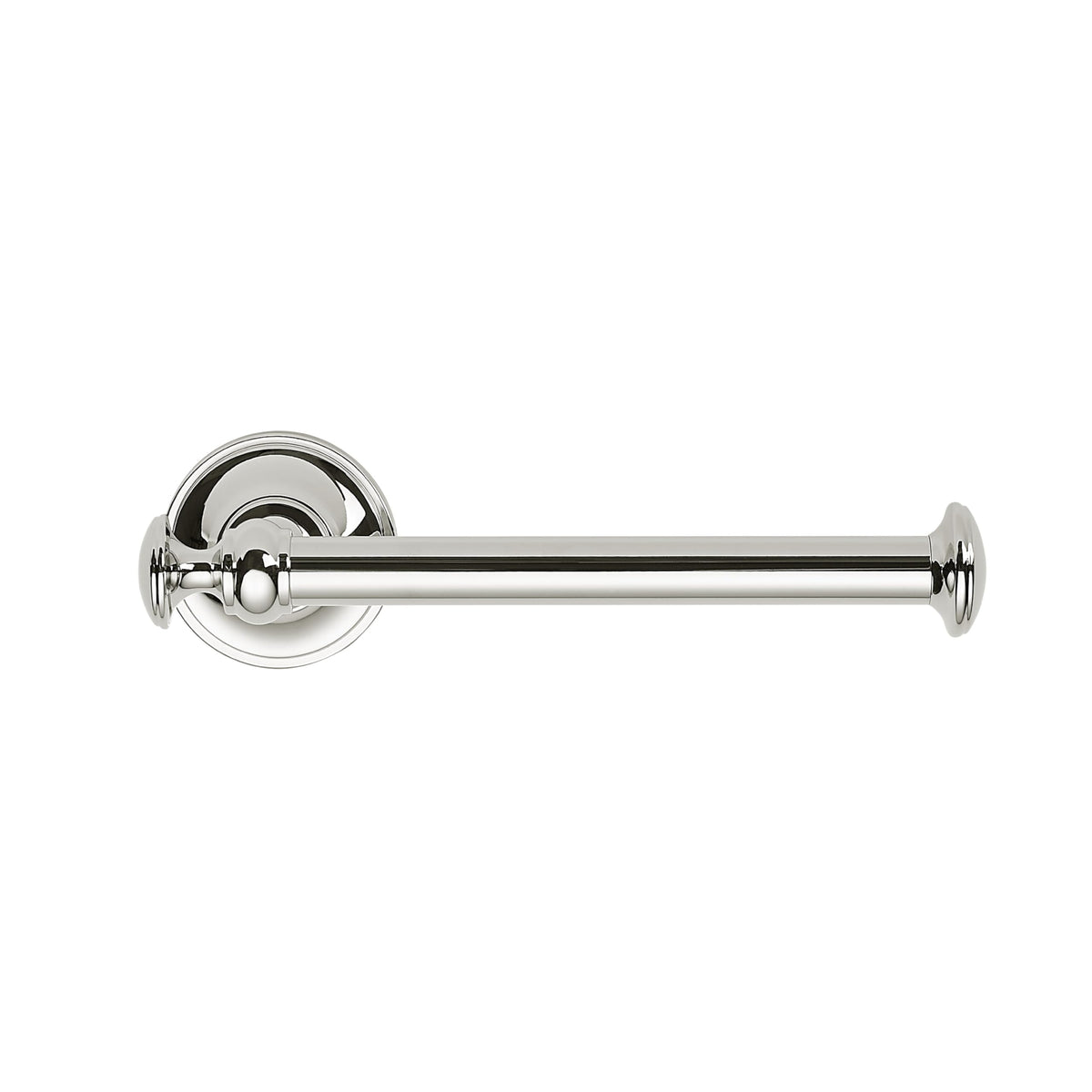 Khtumeware single-post toilet paper holder adds clean, minimal elegance.