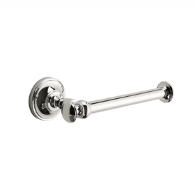 Khtumeware toilet paper holder with vibrant polished nickel wall-mount for stylish storage.