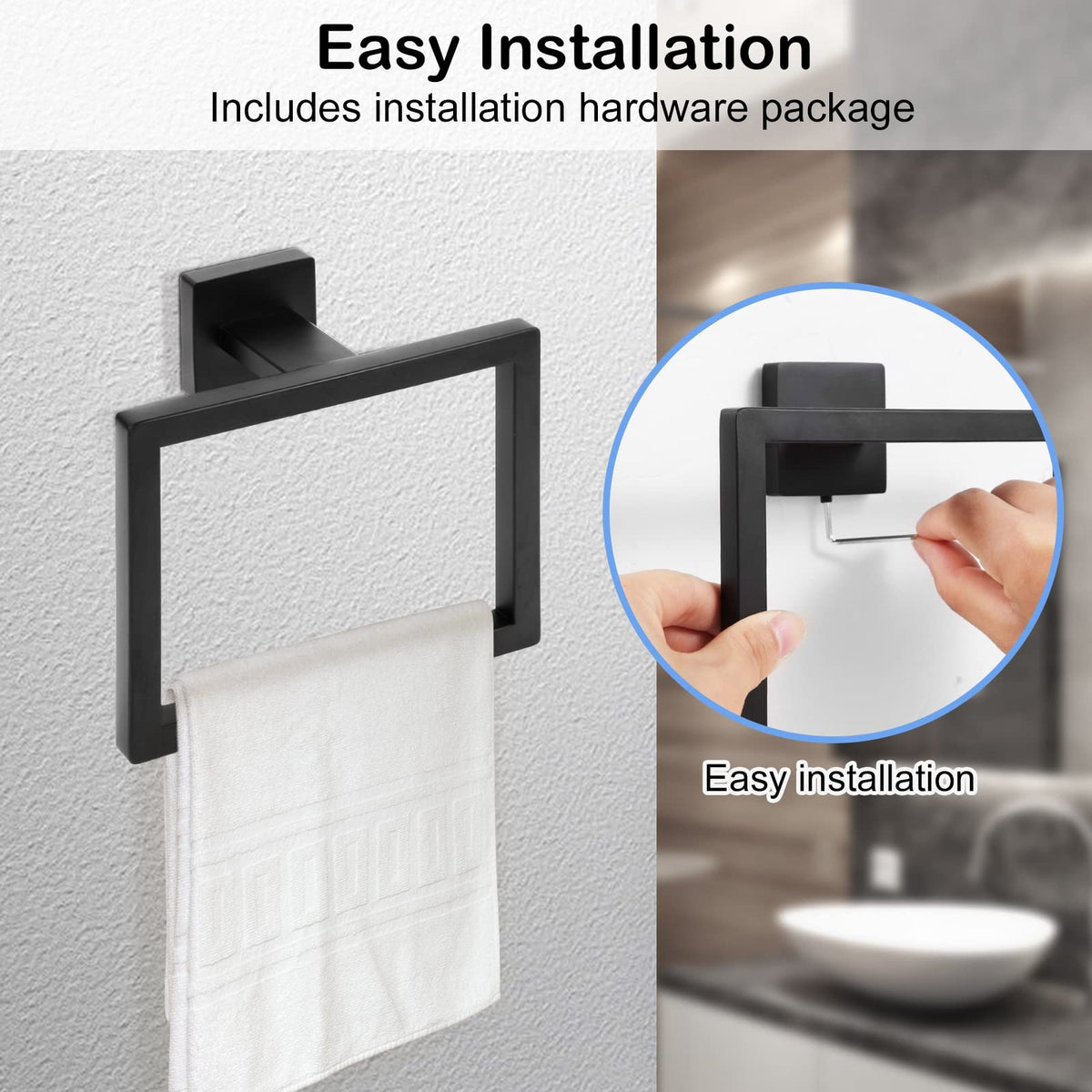 Kiakuoow matte black enamel finish resists wear and fingerprints