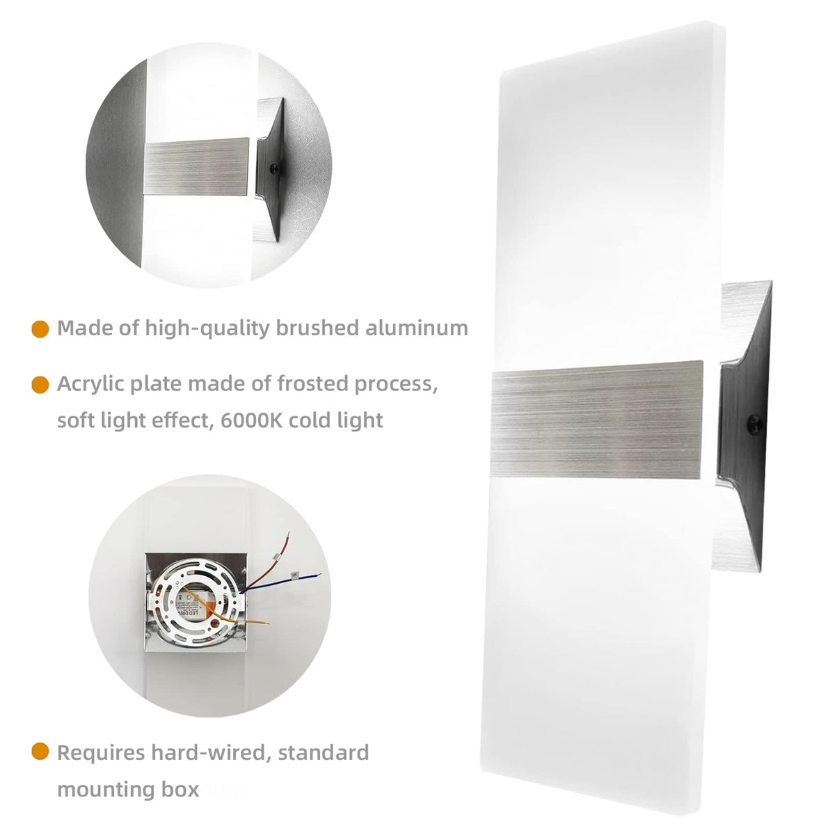 Kicaao aluminum and acrylic construction resists rust and lasts longer.